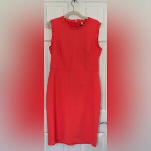 J. Crew Strapless Coral Dress